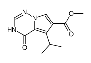 5-Isopropyl-4-oxo-3,4-dihydro-pyrrolo[2,1-f][1,2,4]triazine-6-carboxylic acid methyl ester结构式