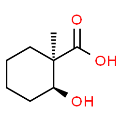 Cyclohexanecarboxylic acid, 2-hydroxy-1-methyl-, (1R,2S)-rel- (9CI)结构式