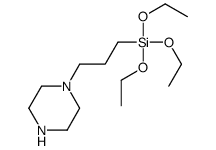 [3-(1-PIPERAZINYL)PROPYL]TRIMETHOXYSILANE结构式