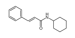 (2E)-N-cyclohexyl-3-phenyl acrylamide结构式