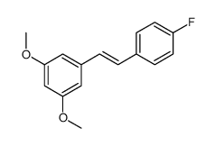 1-[2-(4-fluorophenyl)ethenyl]-3,5-dimethoxybenzene结构式