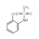 n-(2-羟基苯基)-甲烷磺酰胺结构式