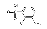 3-amino-2-chlorobenzenesulphonic acid structure