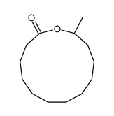 13-Methyl-1-oxacyclotridecane-2-one Structure