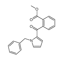 methyl 2-(1-benzyl-1H-pyrrole-2-carbonyl) benzoate Structure