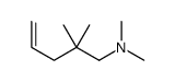 N,N,2,2-tetramethylpent-4-en-1-amine Structure