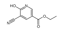 ethyl 5-cyano-6-oxo-1,6-dihydropyridine-3-carboxylate structure