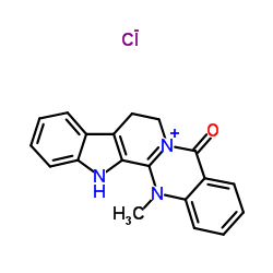 氯化去氢吴茱萸碱结构式