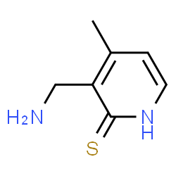 2(1H)-Pyridinethione,3-(aminomethyl)-4-methyl-(9CI) Structure