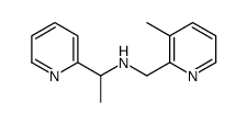 2-Pyridinemethanamine,alpha-methyl-N-[(3-methyl-2-pyridinyl)methyl]-(9CI)结构式