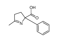 1-Pyrroline-5-carboxylicacid,2-methyl-5-phenyl-(8CI) structure