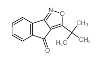 3-tert-Butyl-4H-indeno[1,2-c]isoxazol-4-one Structure