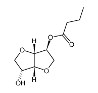 isosorbide 2-O-butanoate Structure