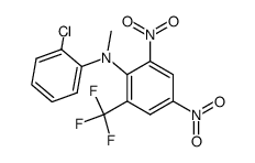 2-chloro-N-methyl-2',4'-dinitro-6'-trifluoromethyldiphenylamine Structure