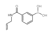 3-烯丙基甲酰氨苯基硼酸结构式