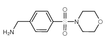 4-(MORPHOLINE-4-SULFONYL)-BENZYLAMINE HYDROCHLORIDE Structure