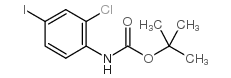 TERT-BUTYL 2-CHLORO-4-IODOPHENYLCARBAMATE Structure