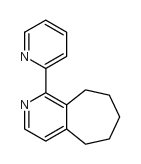 1-(PYRIDIN-2-YL)-6,7,8,9-TETRAHYDRO-5H-CYCLOHEPTA[C]PYRIDINE Structure