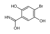 4-bromo-2,5-dihydroxybenzamide结构式