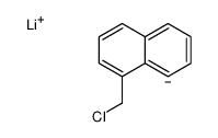 lithium,8-(chloromethyl)-1H-naphthalen-1-ide结构式