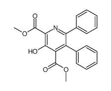 dimethyl 3-hydroxy-5,6-diphenylpyridine-2,4-dicarboxylate结构式