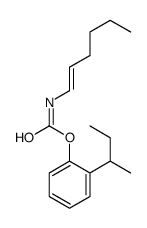 (2-butan-2-ylphenyl) N-hex-1-enylcarbamate Structure