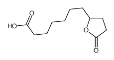 7-(5-oxooxolan-2-yl)heptanoic acid Structure