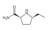 2-Pyrrolidinecarboxamide,5-ethyl-,(2S-cis)-(9CI) structure