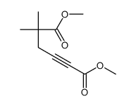 dimethyl 5,5-dimethylhex-2-ynedioate结构式