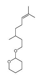 2-(3,7-dimethyloct-6-enoxy)oxane Structure