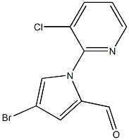 4-bromo-1-(3-chloropyridin-2-yl)-1H-pyrrole-2-carbaldehyde图片