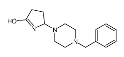 5-(4-benzylpiperazin-1-yl)pyrrolidin-2-one Structure