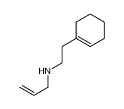 N-[2-(cyclohexen-1-yl)ethyl]prop-2-en-1-amine结构式