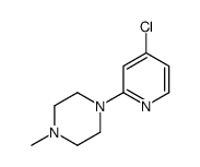 1-(4-chloropyridin-2-yl)-4-methylpiperazine Structure