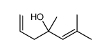 4,6-dimethylhepta-1,5-dien-4-ol结构式