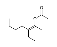 3-ethylhept-2-en-2-yl acetate Structure