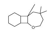 dodecahydro-4,4,5a-trimethylbenzo[3,4]cyclobuta[1,2-b]oxepin structure