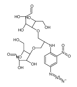 N-(2-nitro-4-azophenyl)-1,3-bis(mannos-4'-yloxy)propyl-2-amine Structure