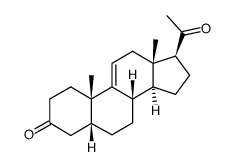 5β-pregn-9(11)-ene-3,20-dione Structure