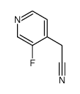 2-(3-fluoropyridin-4-yl)acetonitrile Structure