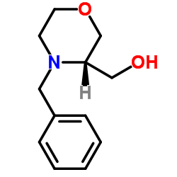 (S)-(4-Benzylmorpholin-3-yl)methanol structure