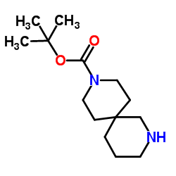 tert-butyl 2,9-diazaspiro[5.5]undecane-9-carboxylate structure