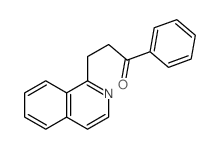 1-Propanone,3-(1-isoquinolinyl)-1-phenyl-结构式