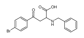 2-benzylamino-4-(4-bromophenyl)-4-oxobutanoic acid Structure