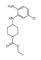 ethyl 4-[(2-amino-5-chlorophenyl)amino]-1-piperidinecarboxylate Structure