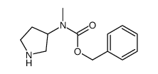 Methyl-pyrrolidin-3-yl-carbamic acid benzyl ester图片