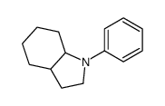 1-phenyl-2,3,3a,4,5,6,7,7a-octahydroindole结构式