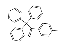 1-(p-methylphenyl)-2,2,2-triphenylethanone结构式