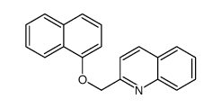 2-(naphthalen-1-yloxymethyl)quinoline结构式