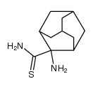 2-aminoadamantane-2-thionamide Structure